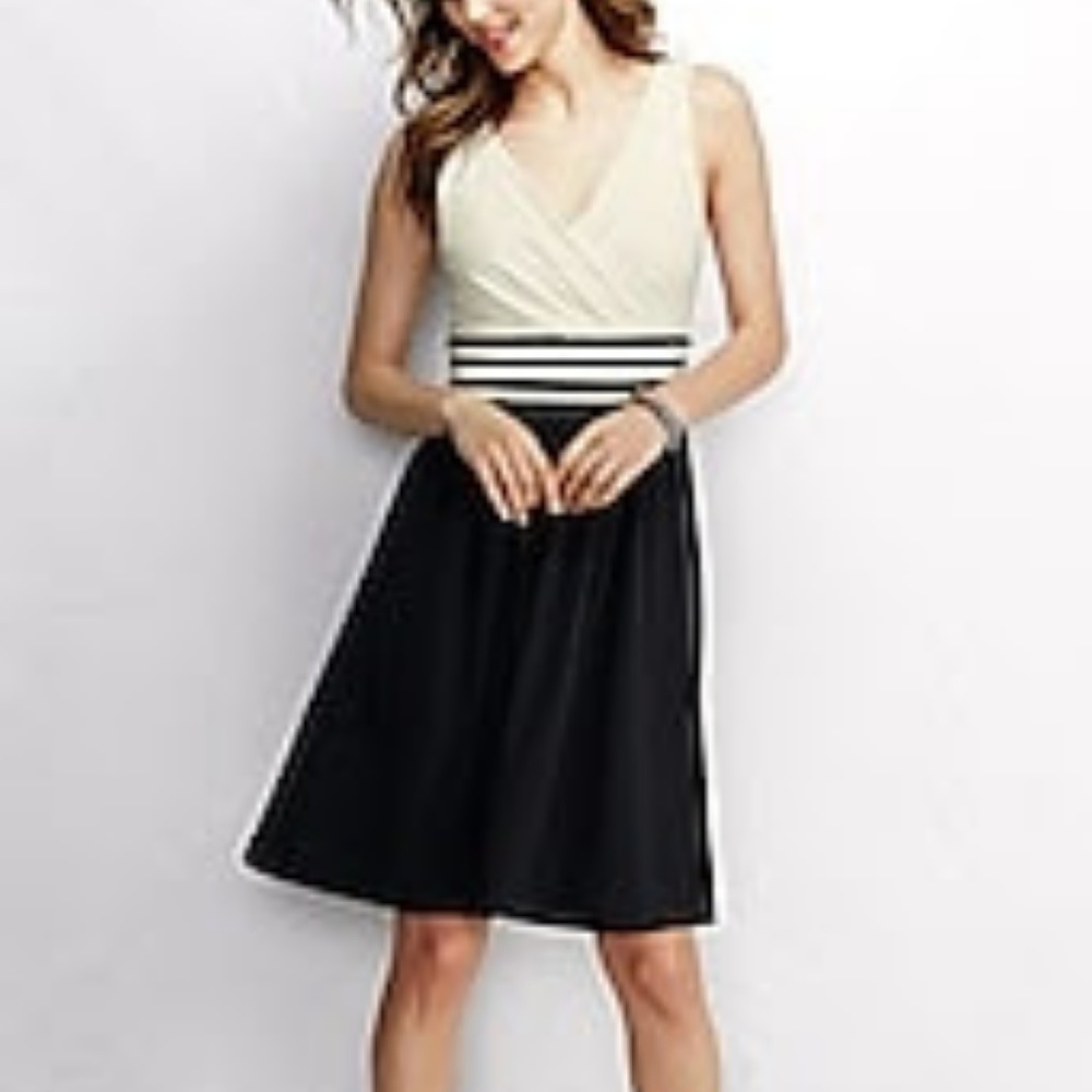 Lands End Fit and Flare Dress